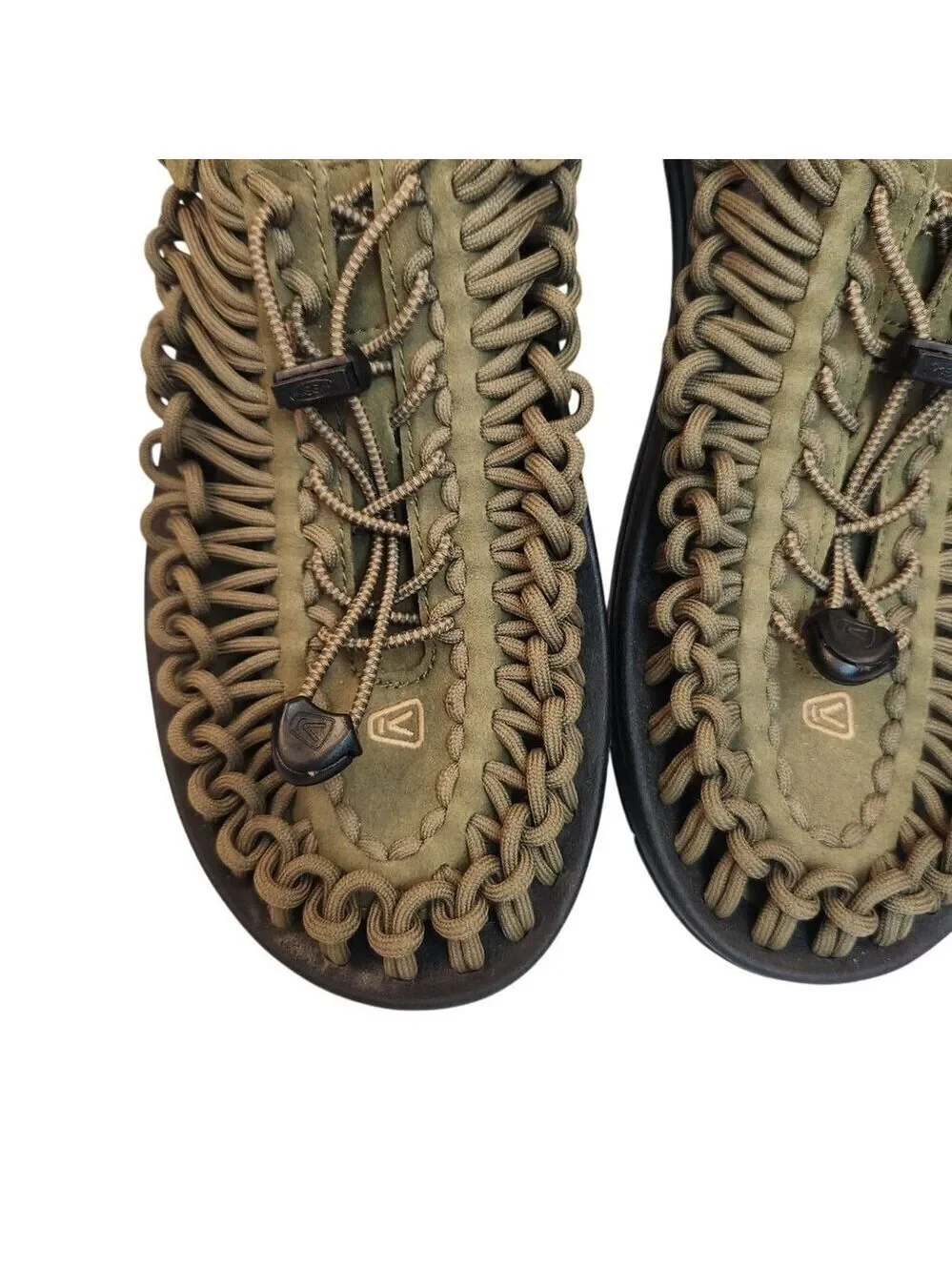 Keen Uneek Sandal Mens Size 8.5 US Army Green Shoes Breathable Outdoor